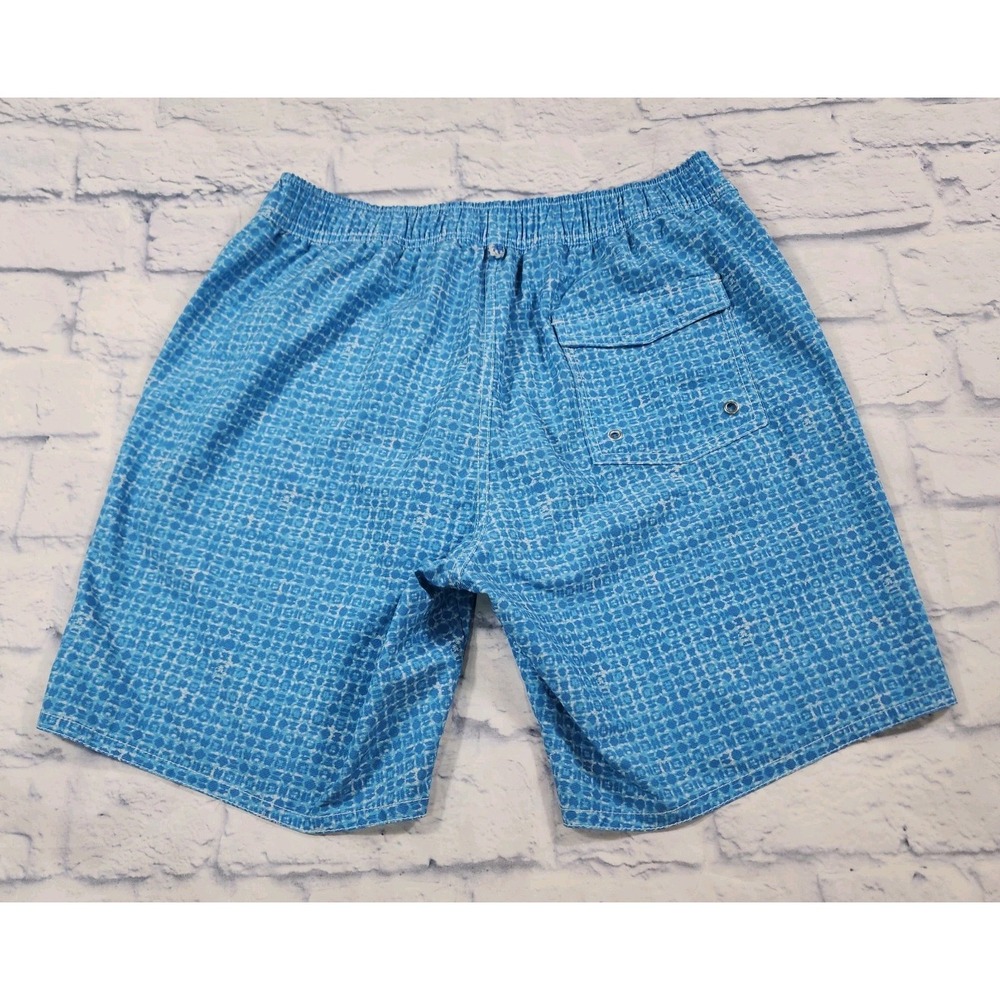 Johnnie O MENS SIZE S Mallon Swim Surf Shorts Fully Lined Laguna Blue - Picture 7 of 13